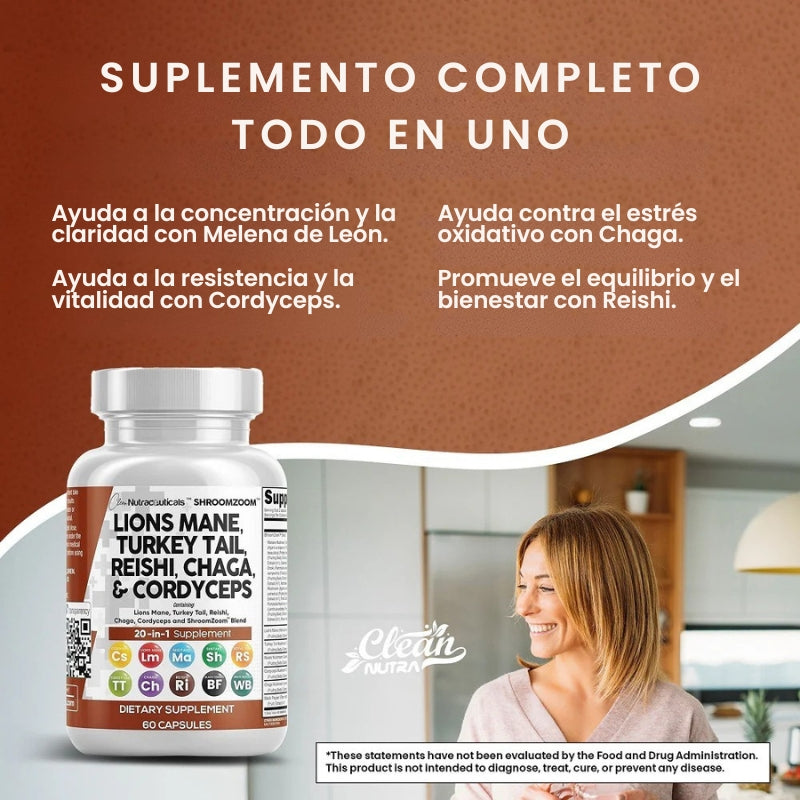 NeuroMyco™ - Capsulas Melena de Leon - OFERTA 2X1