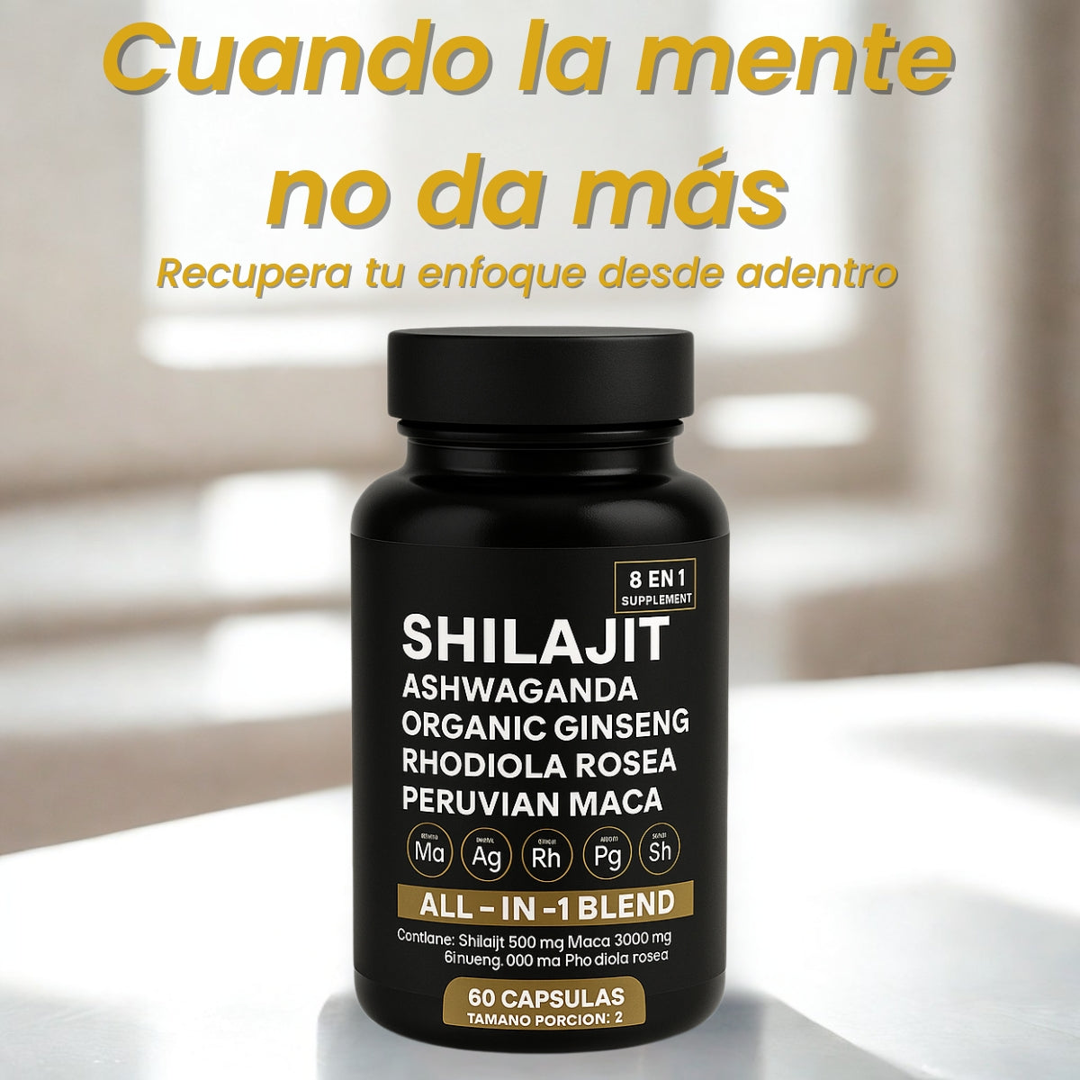 Shilajit Ashwagandha - Recarga tu vida con energía pura - OFERTA 2X1