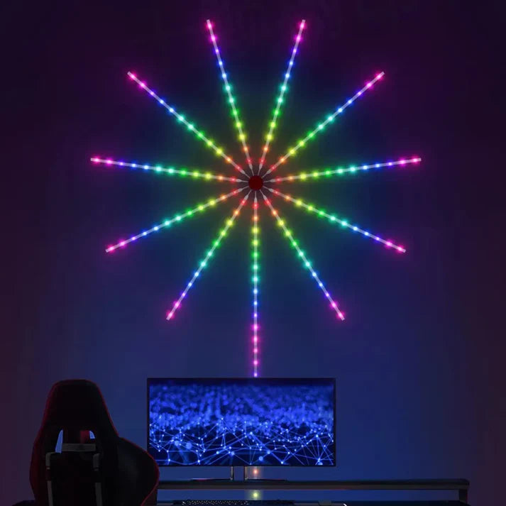 Luces Inteligentes con Sensor de Sonido - Efecto Fuegos Artificiales