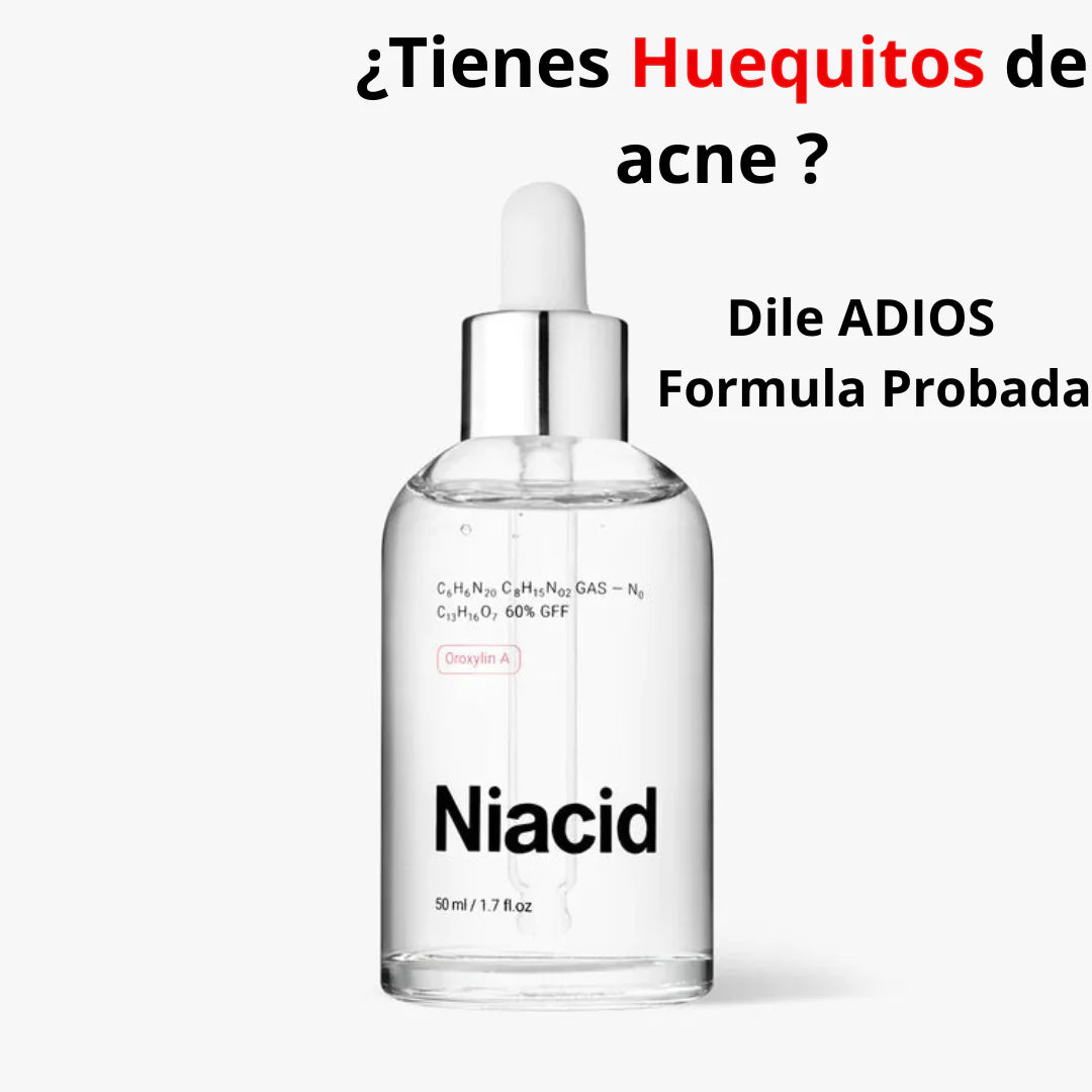 Niacid elimina cicatrices y puntos negros de acné - OFERTA 2x1