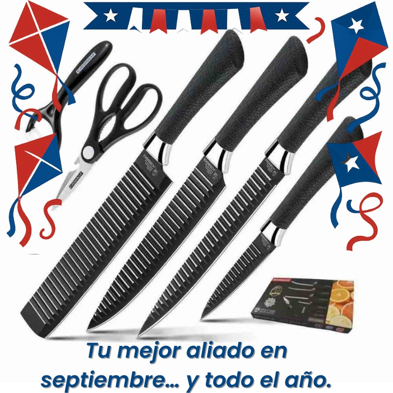ChefPro - Set de Cuchillos Corta como un chef.