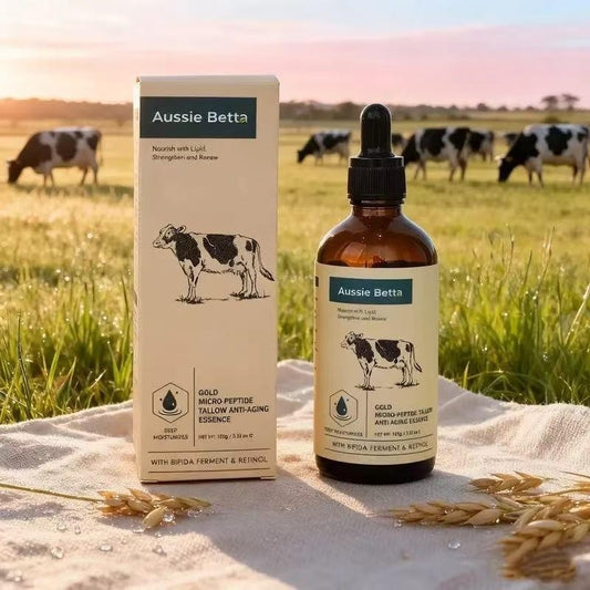 Aussie Betta - Suero de sebo con micropéptidos dorados - OFERTA 2X1