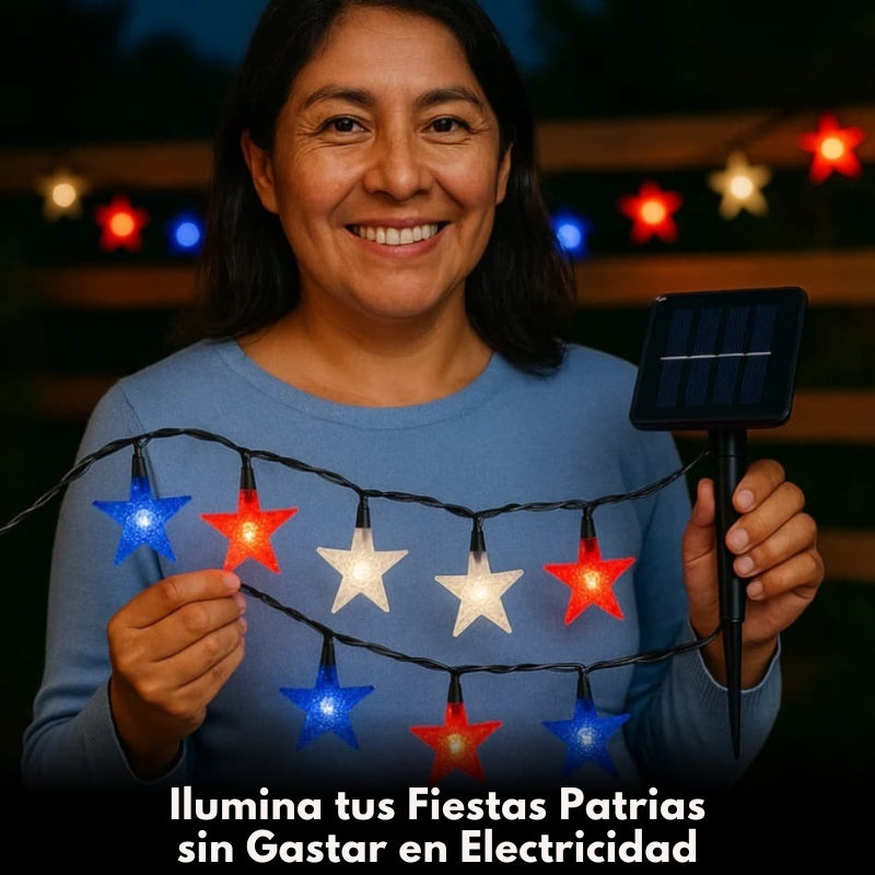 2 Guirnalda Solares de 10 Metros c/u - Decora estas fechas patrias