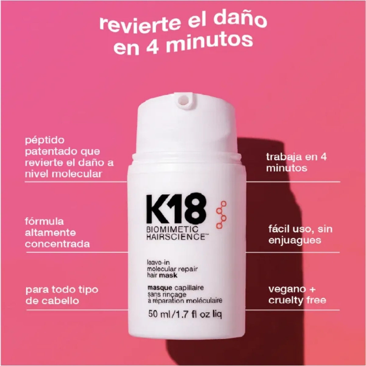 Máscara de Reparación Molecular K18