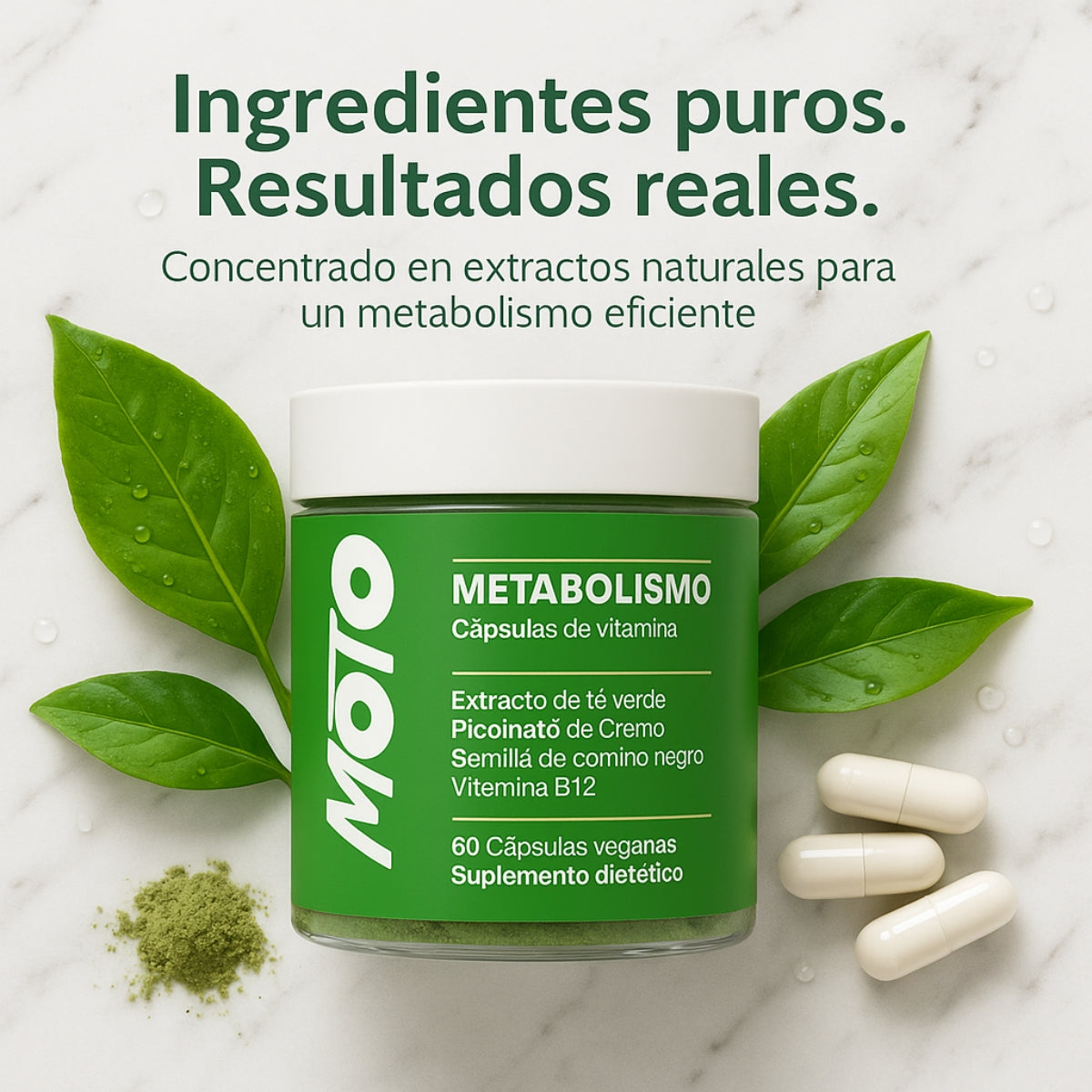 MOTO® Cápsulas que aceleran el metabolismo