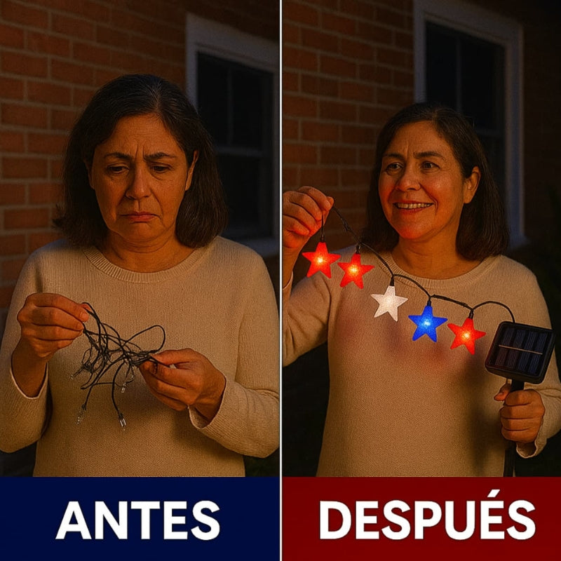 2 Guirnalda Solares de 10 Metros c/u - Decora estas fechas patrias