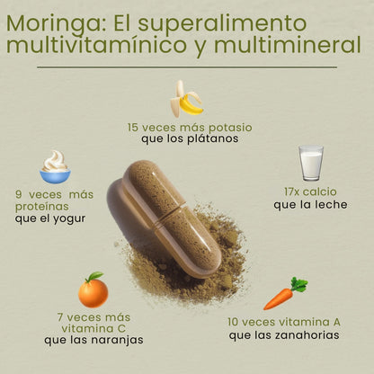 BetterAlt - Capsulas Moringa Energía verde, vida real - OFERTA 2X1