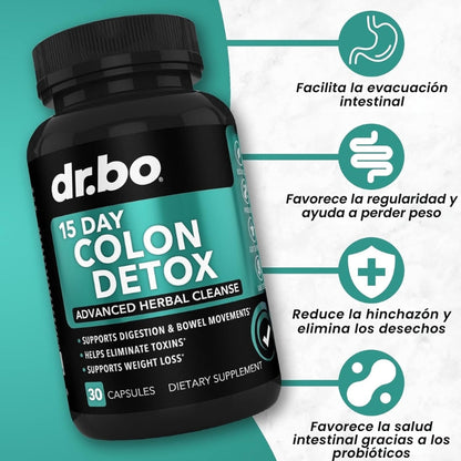 Dr. Bo - Capsulas 15 Days para digestión - OFERTA 2X1