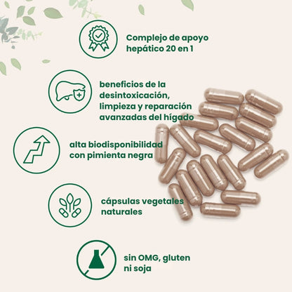 MicroIngredients - Capsulas para el higado - OFERTA 2X1