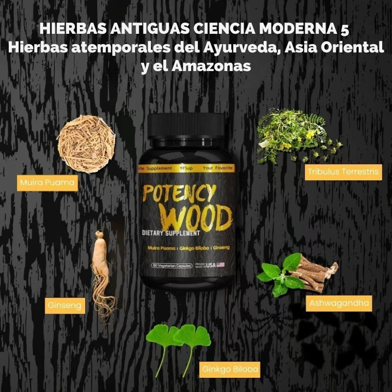 PotencyWood - Renueva tu energía, renueva tu vida - OFERTA 2X1
