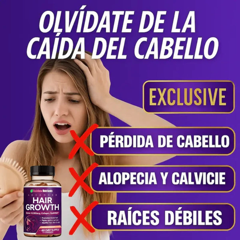 Hair Growth - Crecimiento Avanzado del Cabello - OFERTA 2X1