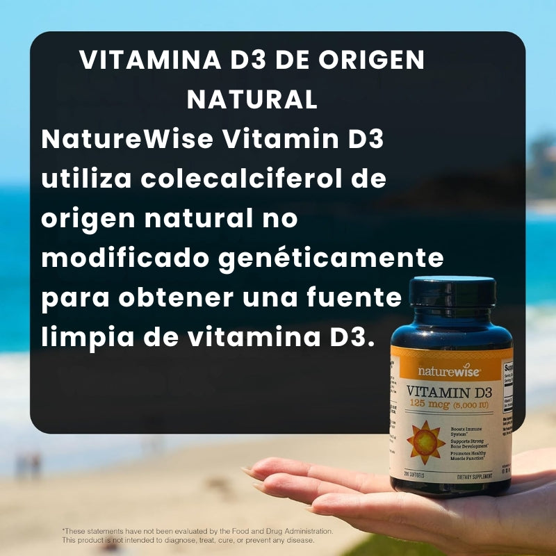 NatureWise - Capsulas Vitamina D3