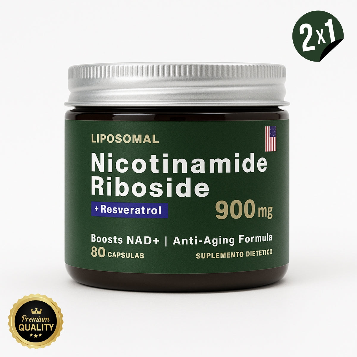 Cápsulas Juventud NAD+™ - Cada día más joven, cada día más fuerte