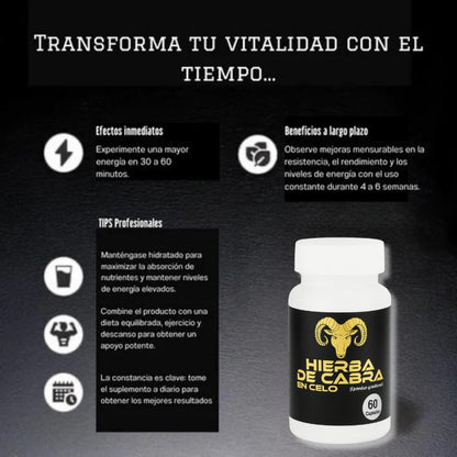 Capsulas Hierba de Cabra en Celo - OFERTA 2X1