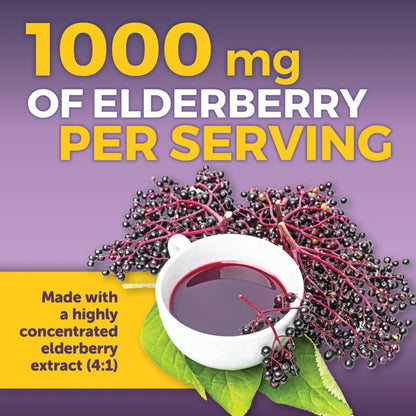 Cápsulas De Elderberry Con Vitamina C + Zinc - OFERTA 2X1