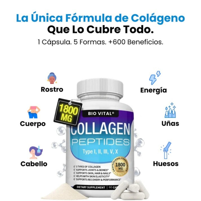 Bio Vital Colágeno® de Alta Pureza Anti-Edad - OFERTA 2X1