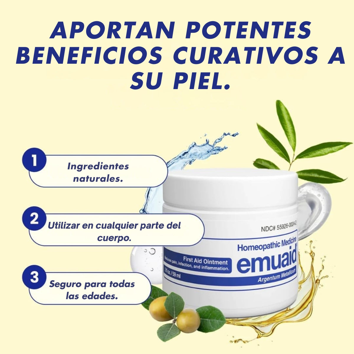 Emuaid - Alivio inmediato para una piel más sana.