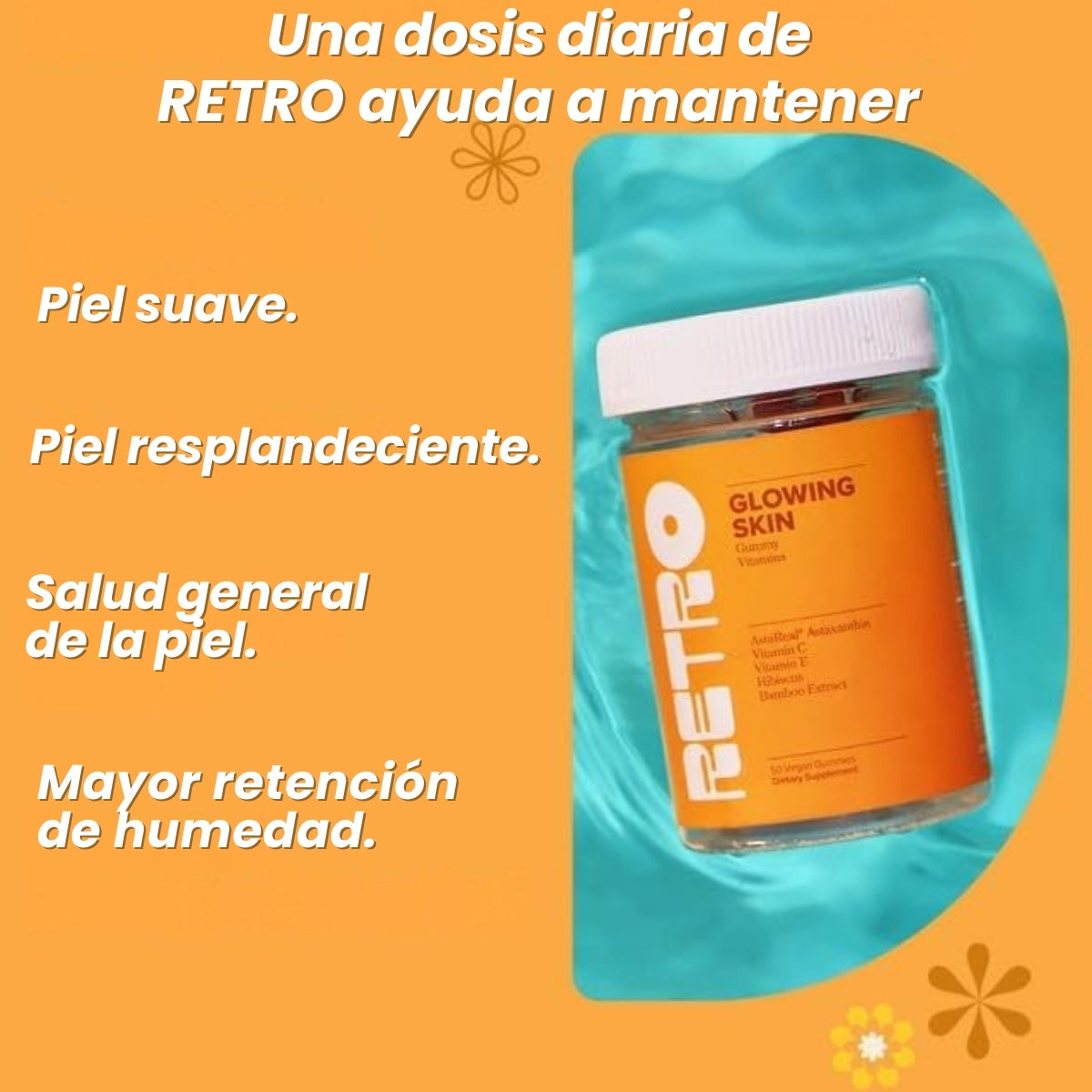 RETRO Gomitas - Vitaminas para una piel radiante