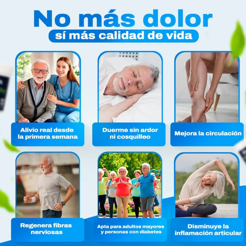 Crema para Neuropatia - Despídete del dolor, dale la bienvenida al confort