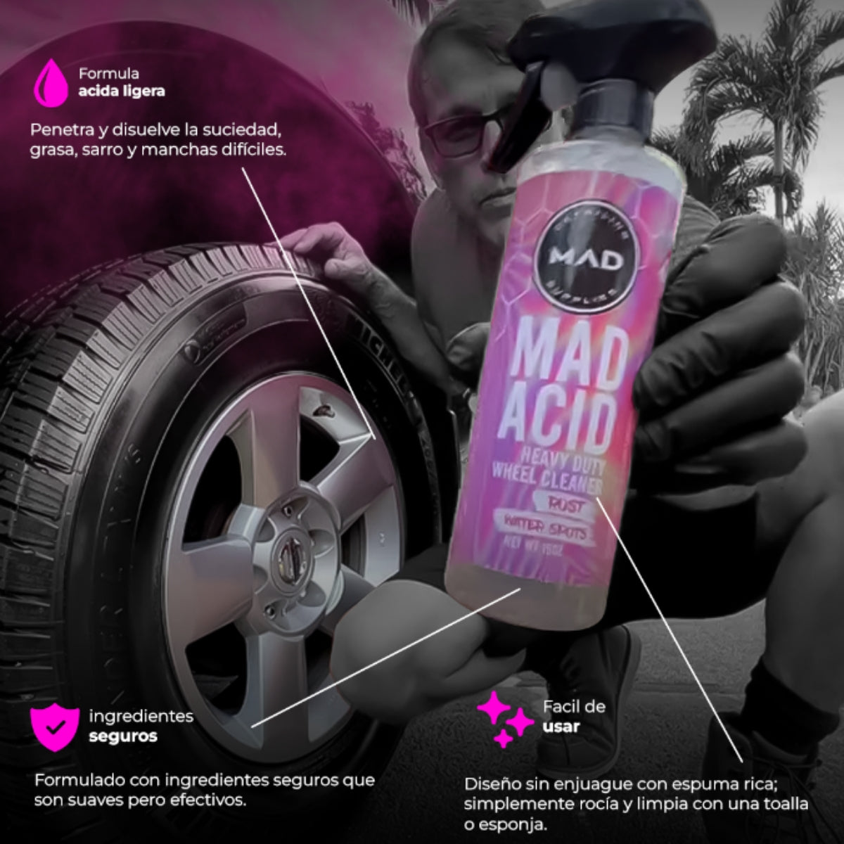 MAD ACID - Rines como nuevos, sin esfuerzo.