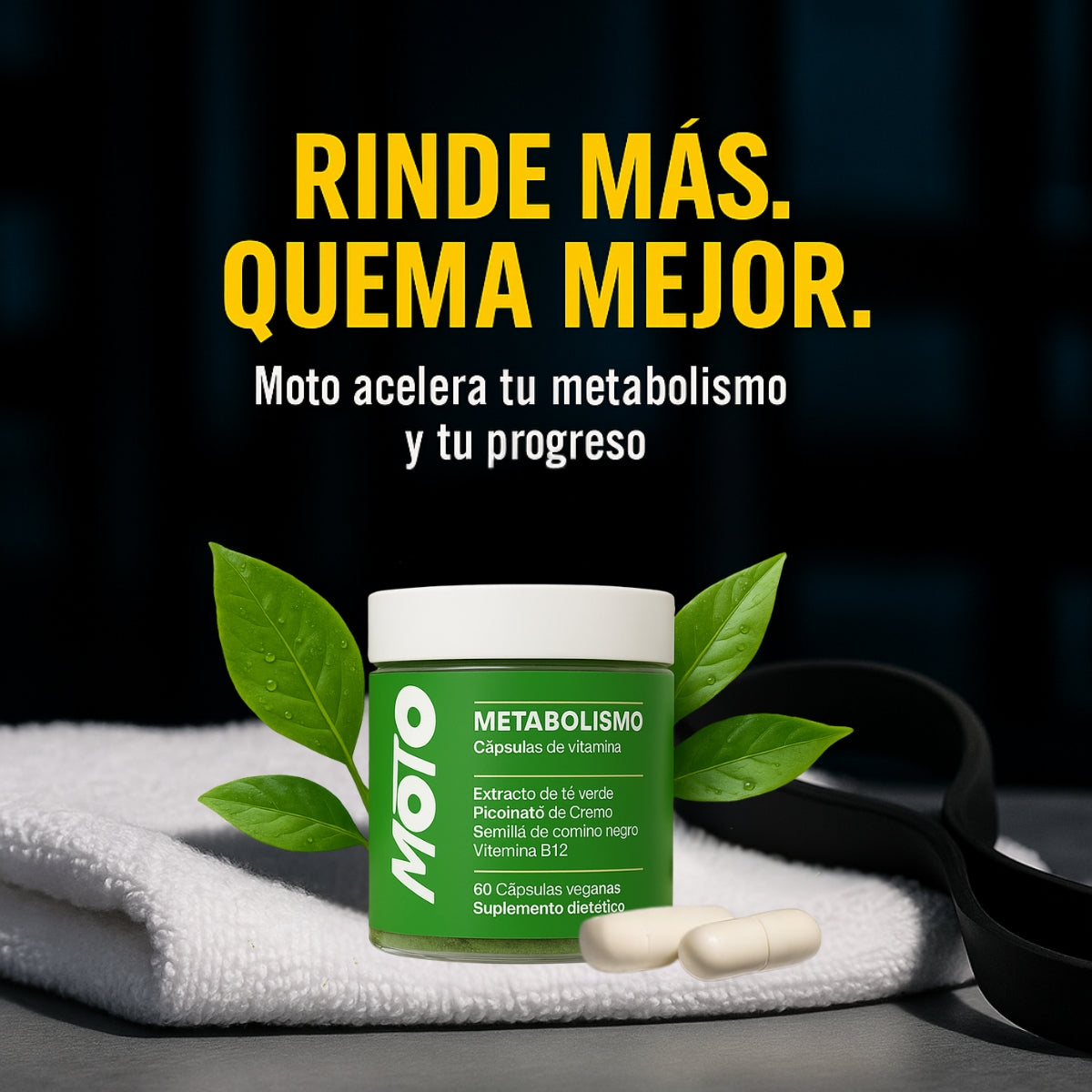 MOTO® Cápsulas que aceleran el metabolismo