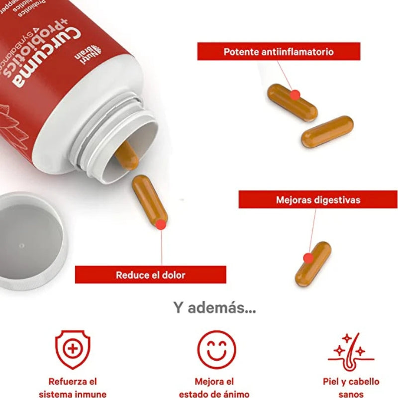 Capsulas Curcuma - Alivia tu cuerpo, fortalece tu mente - OFERTA 2X1