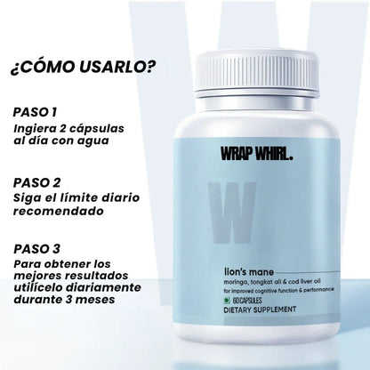 MindMend - Capsulas De Melena De Leon