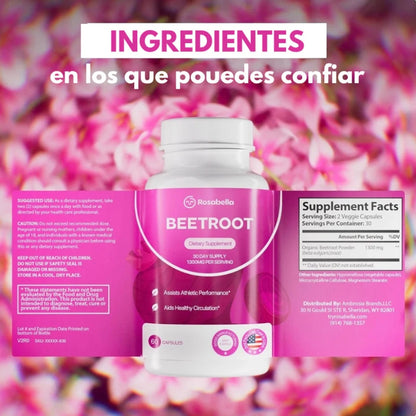 BeetVital – Cápsulas de Remolacha para el Bienestar Diario - OFERTA 2X1
