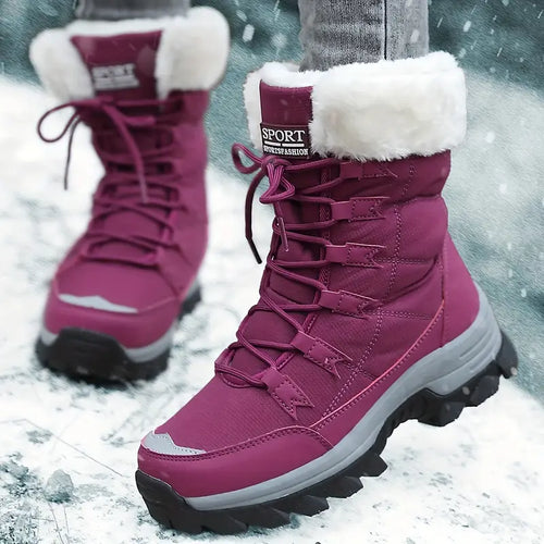 Botas De Nieve Gruesas Y Cálidas De Invierno Para Mujer