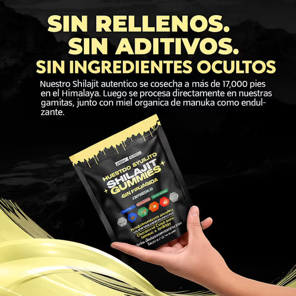 Gomitas Shilajit - Despierta tu mejor versión