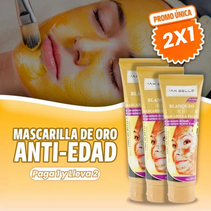GoldGlow - Mascarilla Facial Gold Con Retinol - OFERTA 2x1
