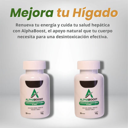 AlphaBoost - Tratamiento Para La Desintoxicación Del Higado - OFERTA 2x1