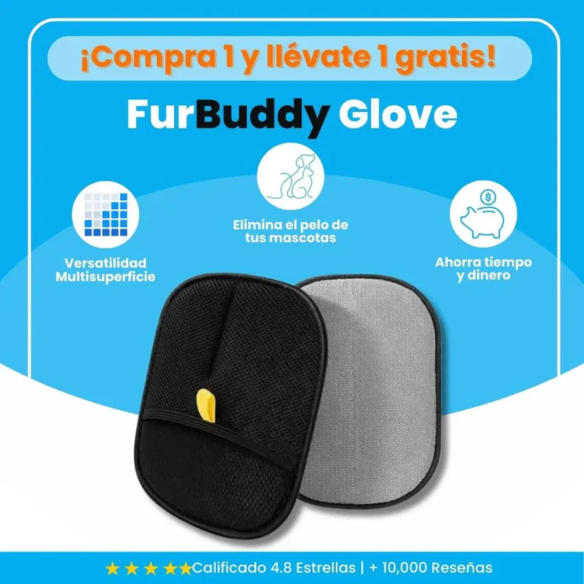 FurBuddy Glove - Guante removedor de pelos - OFERTA 2X1