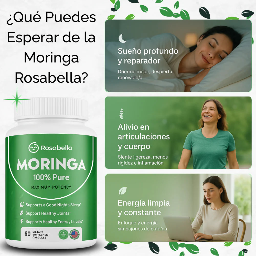 Rosabella Moringa™ - Recupera tu Vitalidad - OFERTA 2X1.