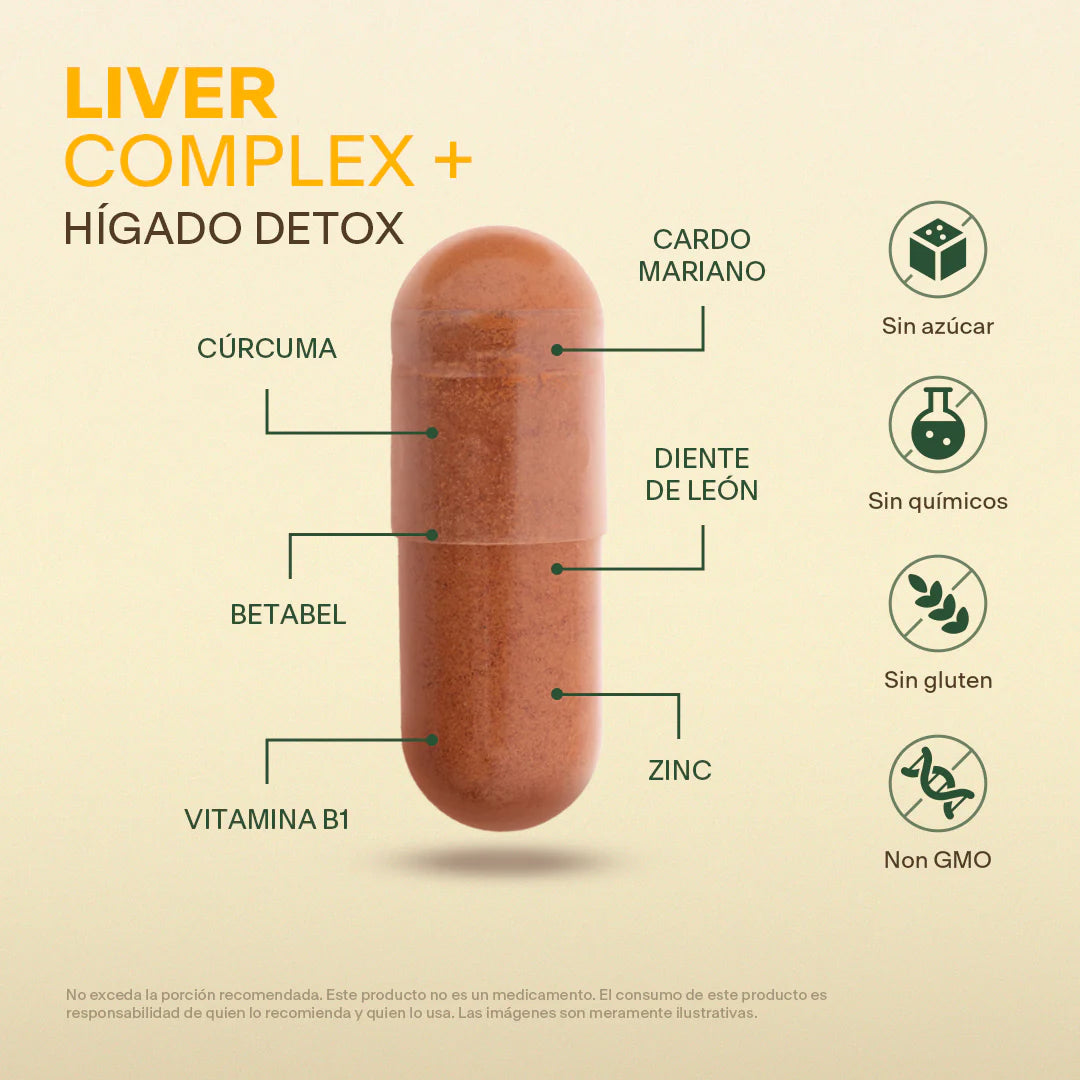 Suplemento Para Hígado en Cápsulas