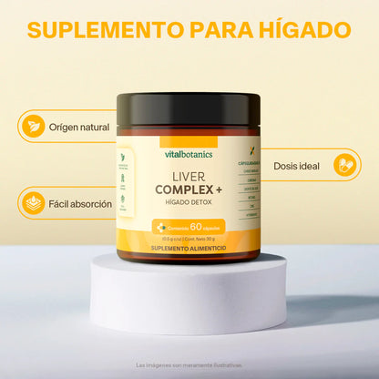 Suplemento Para Hígado en Cápsulas