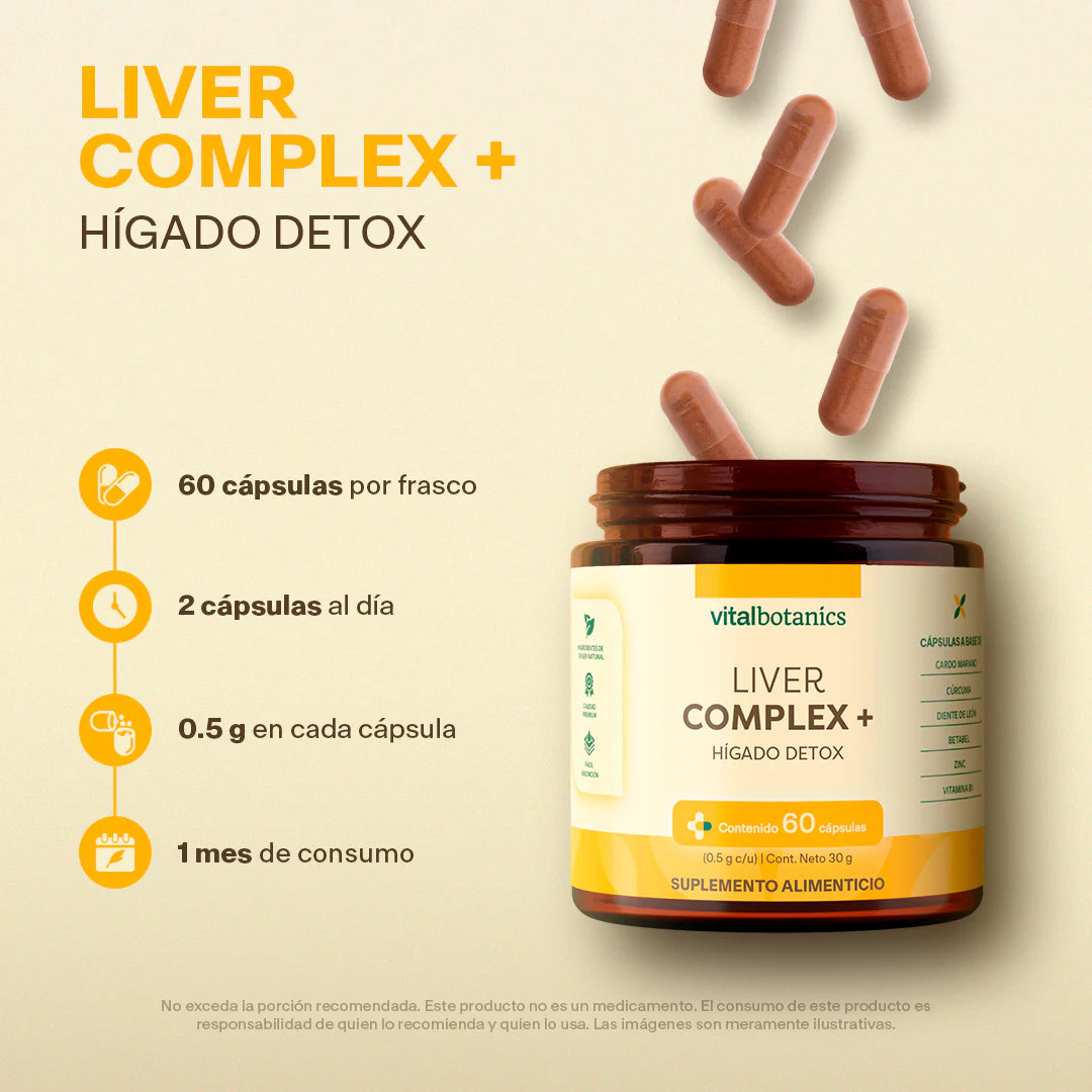Suplemento Para Hígado en Cápsulas