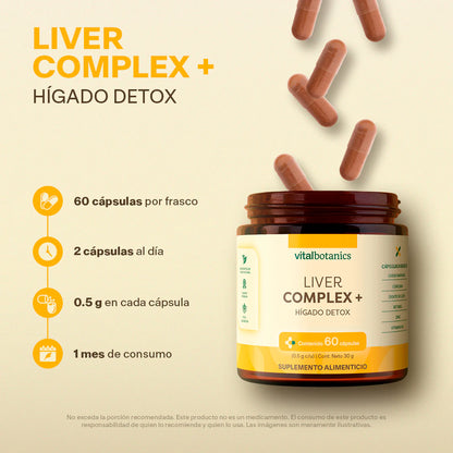 Suplemento Para Hígado en Cápsulas