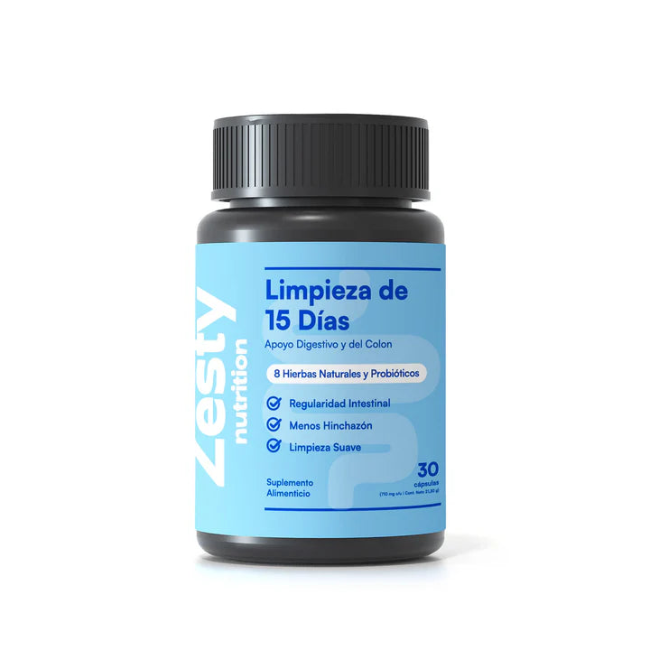 Zesty - Capsulas Limpieza de 15 Días - Oferta 2X1