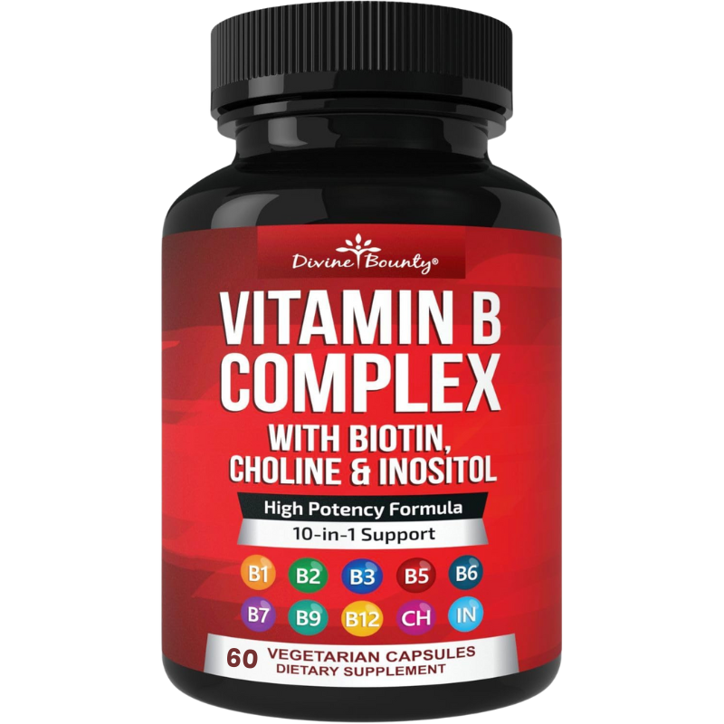 DivineBounty - Vitaminas del complejo Super B - OFERTA 2X1
