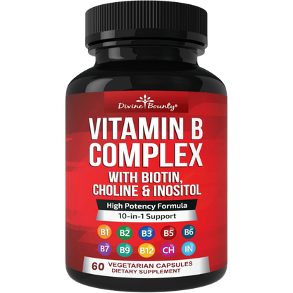 DivineBounty - Vitaminas del complejo Super B - OFERTA 2X1
