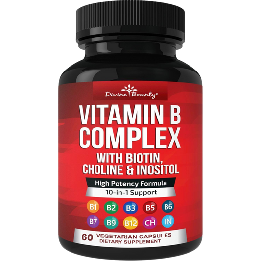 DivineBounty - Vitaminas del complejo Super B - OFERTA 2X1