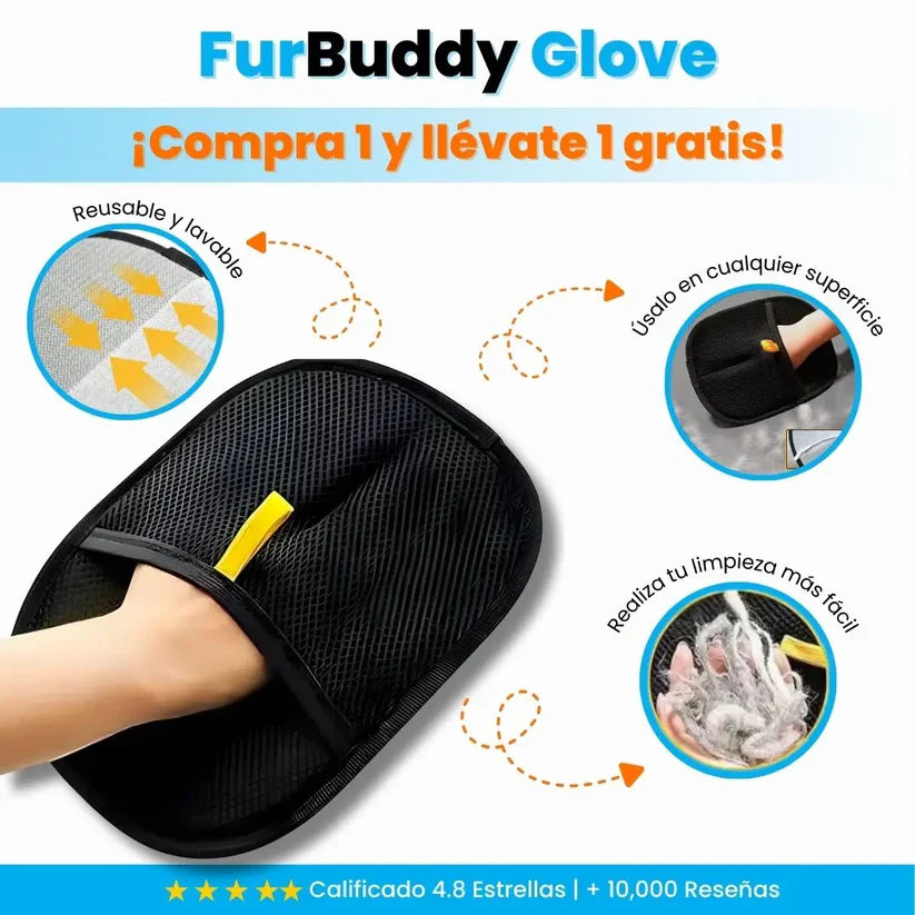 FurBuddy Glove - Guante removedor de pelos - OFERTA 2X1