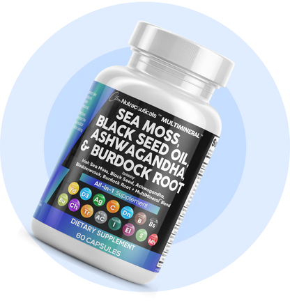 MultiMineral™ - Semilla negra de musgo marino - OFERTA 2X1